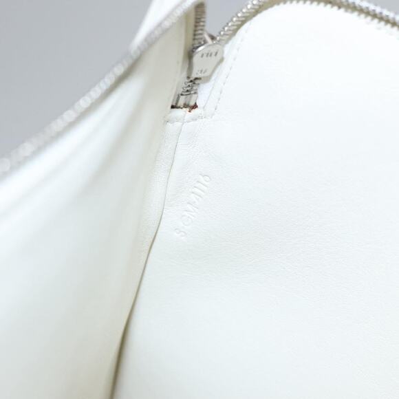 CELINE Clutch Bag Leather Purple White Silver - Picture 12 of 16